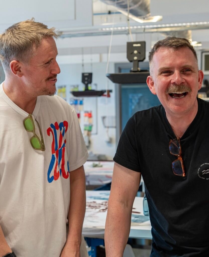 John Hall artist collaboration with Jimmy Turrell for Newcastle United Football club